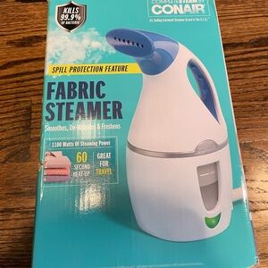Conair Blue and White Fabric Steamer